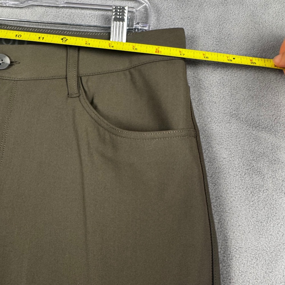 Vuori Mens Meta Pant Dark Olive Green Technical Stretch 5-Pocket Trousers 33x30 - Picture 3 of 11